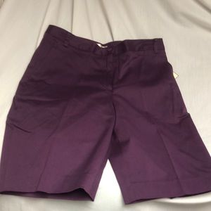 Sport Haley 6 purple Bermuda shorts NWT perfect